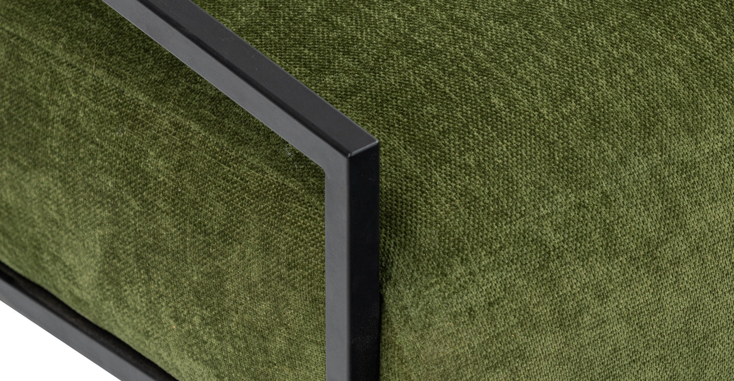 Poltrona in tessuto Bo