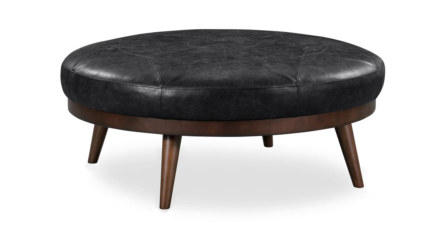 Pouf in pelle Gio
