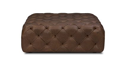 Pouf in pelle di Torino
