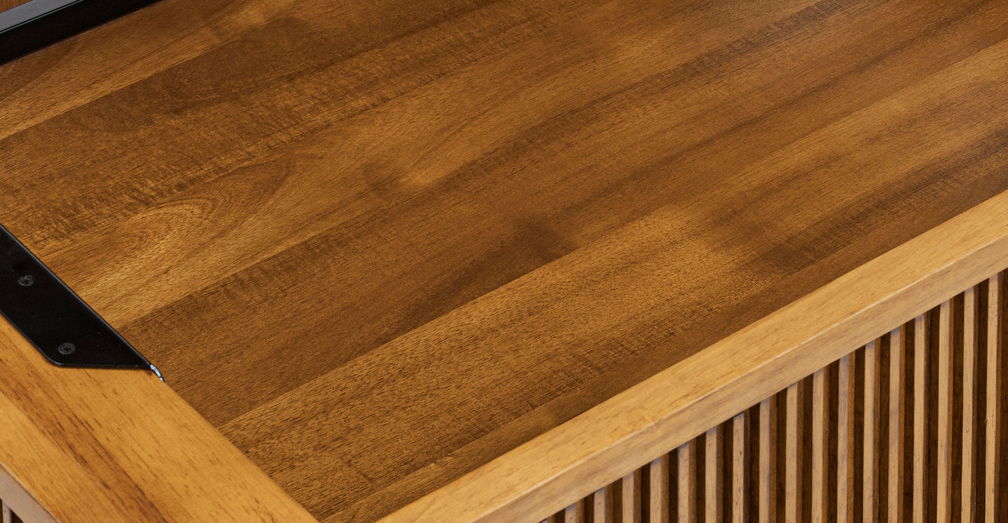 Tavolino da caffè contenitore con piano sollevabile Altira