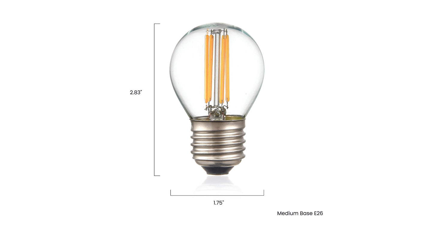 Lampadina a filamento LED a forma di Klur G45