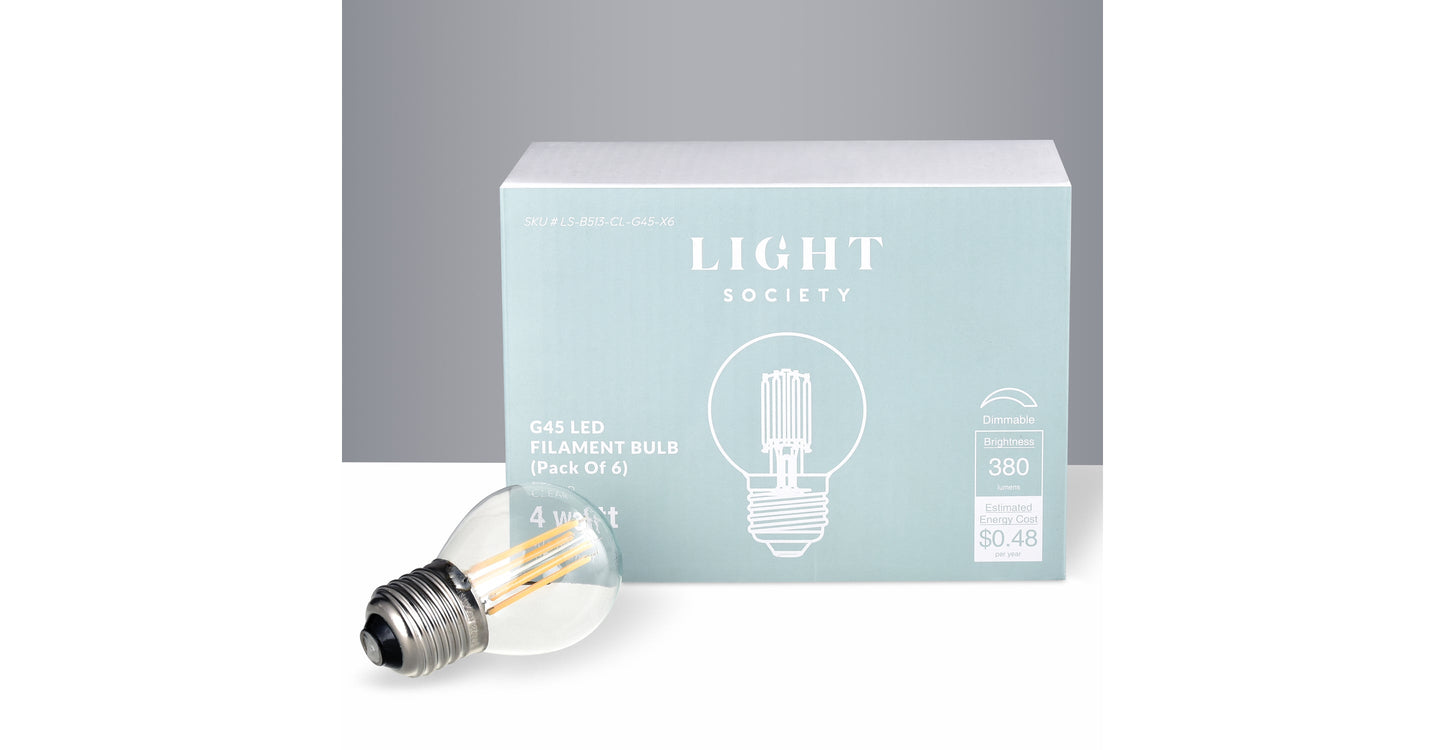 Lampadina a filamento LED a forma di Klur G45