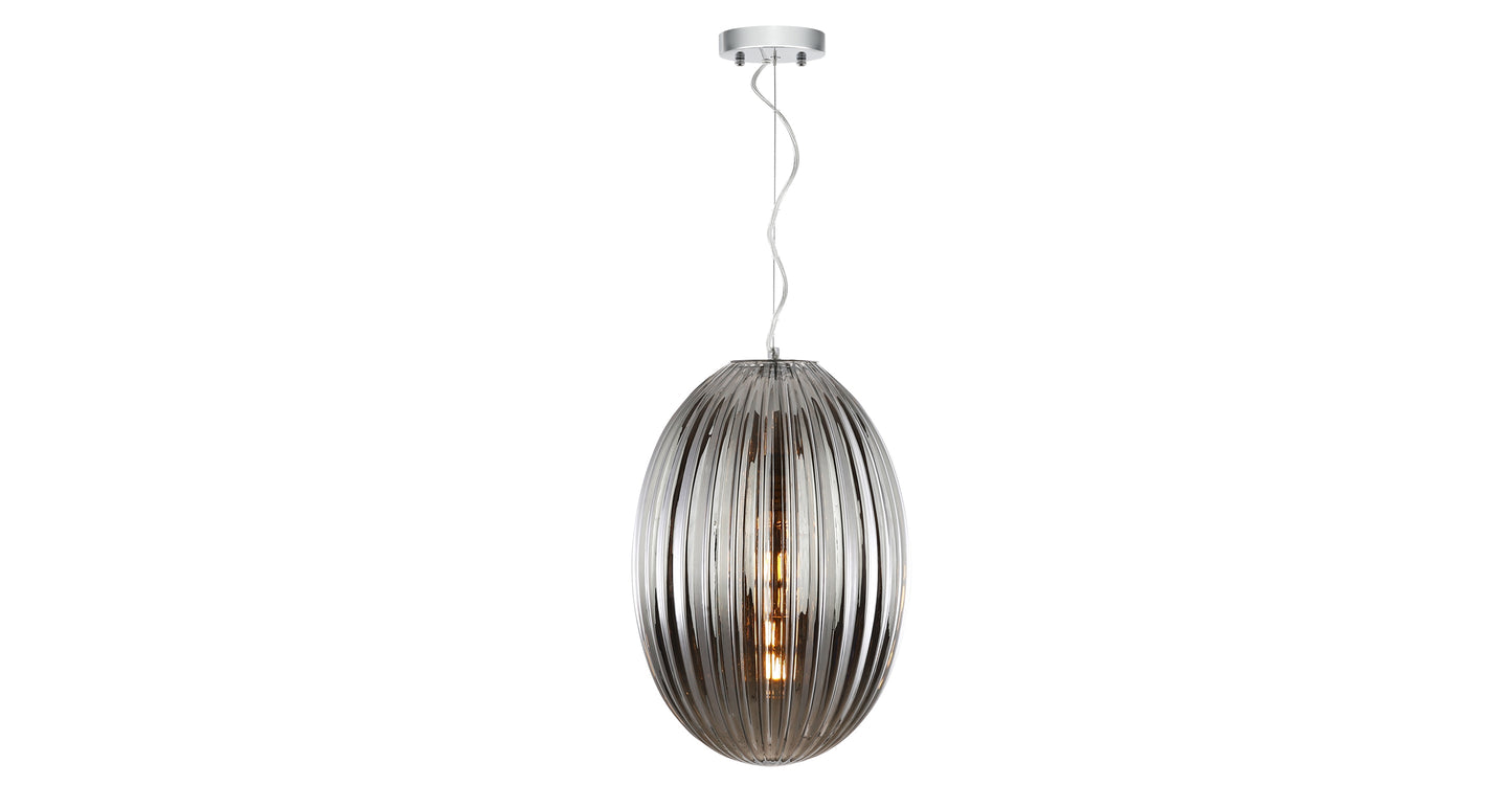 Lampada a sospensione in vetro Opal 12