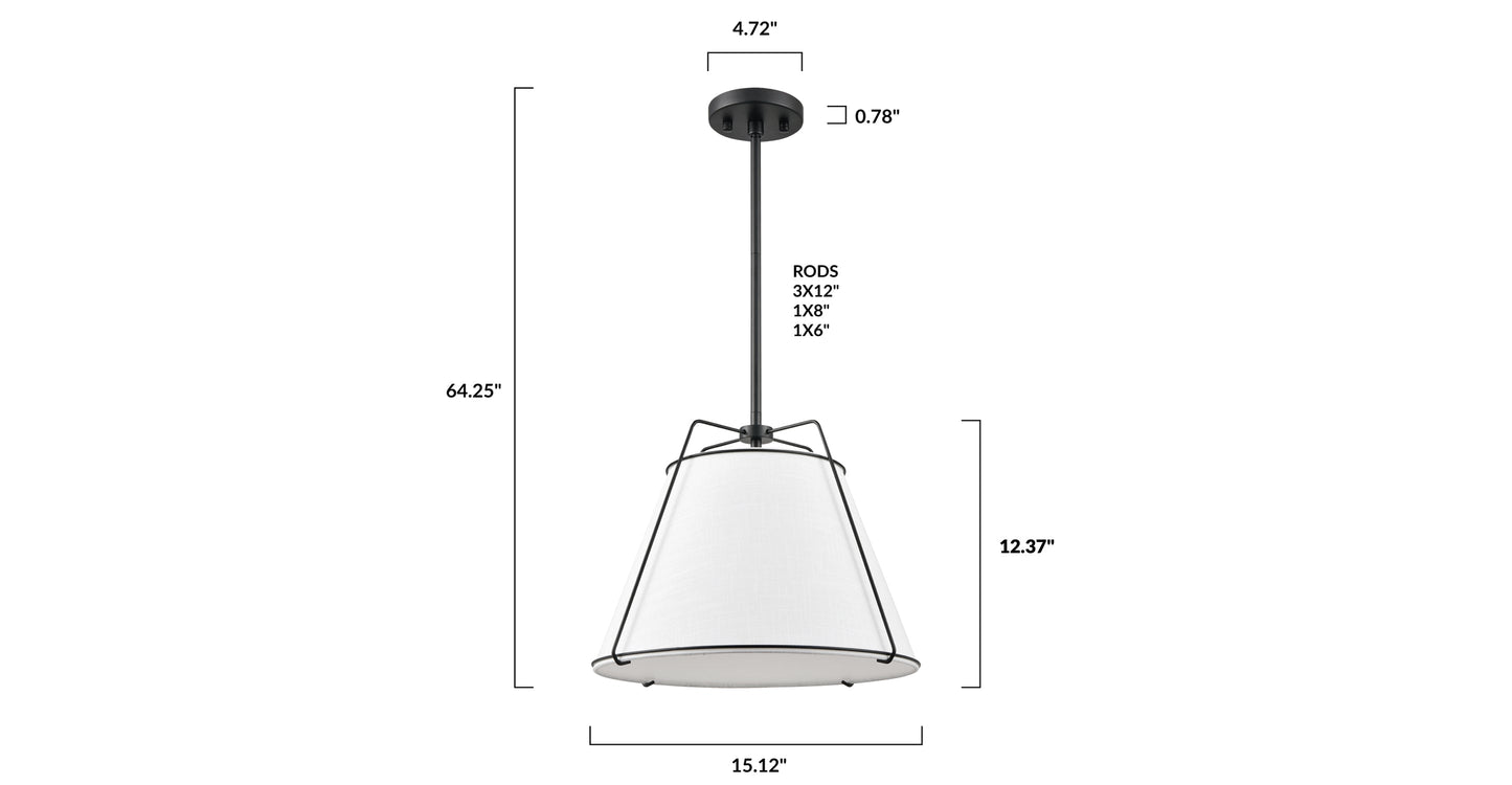 Lampadario Lise 15