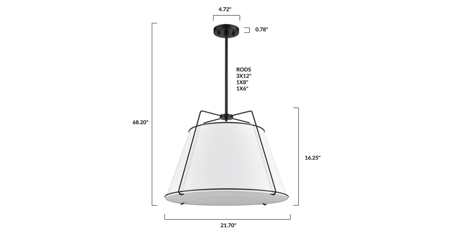 Lampadario Lise 22