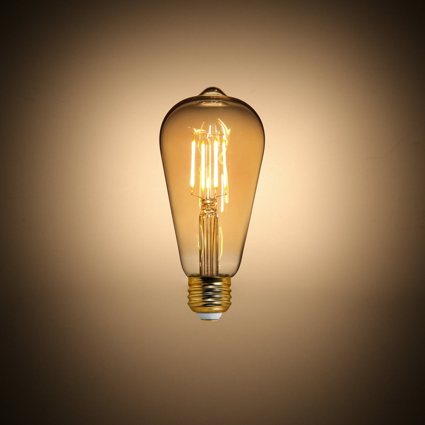 Lampadina a filamento vintage LED ambrata Holland ST21