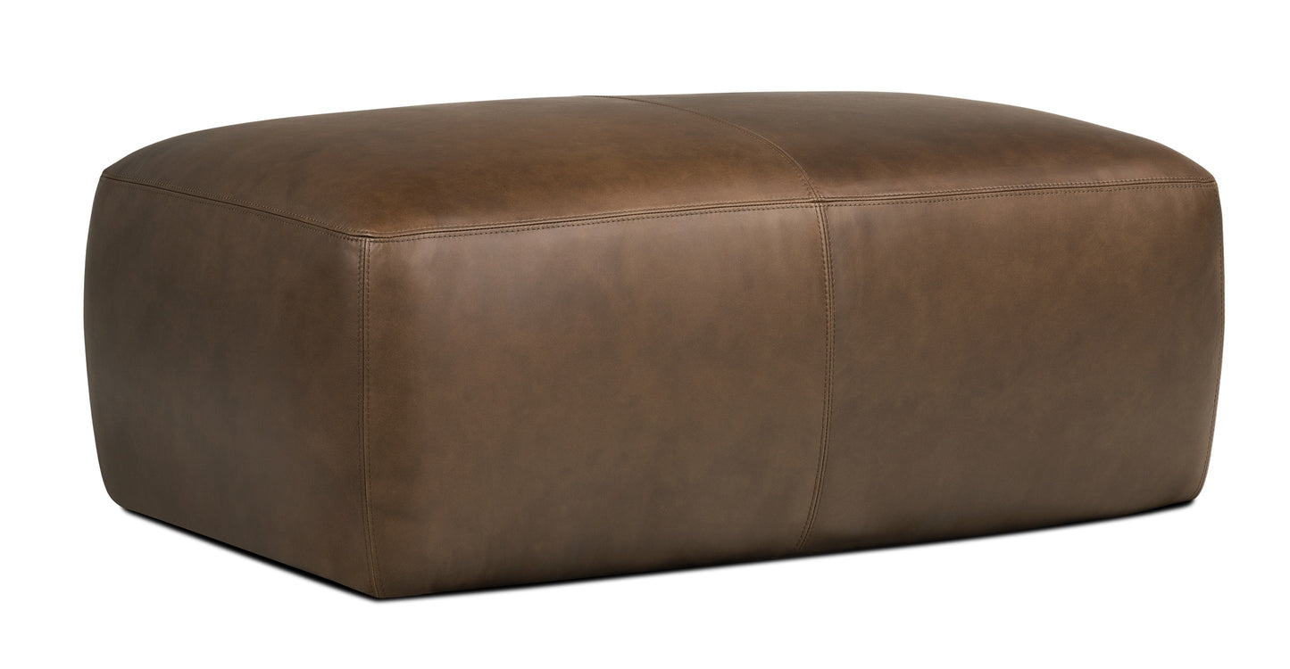 Pouf in pelle Denver
