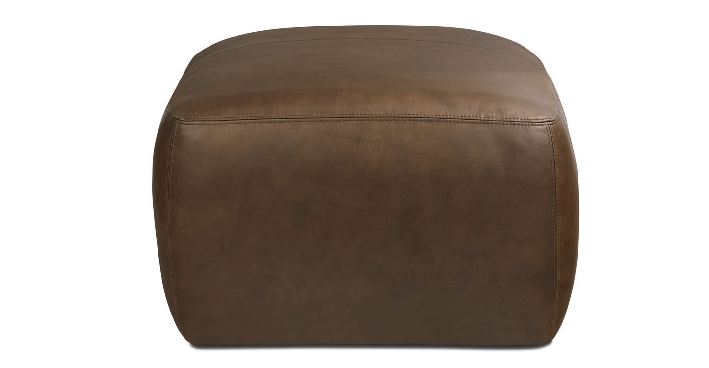 Pouf in pelle Denver
