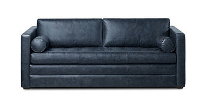 Divano letto trasformabile estraibile in pelle Napa 82
