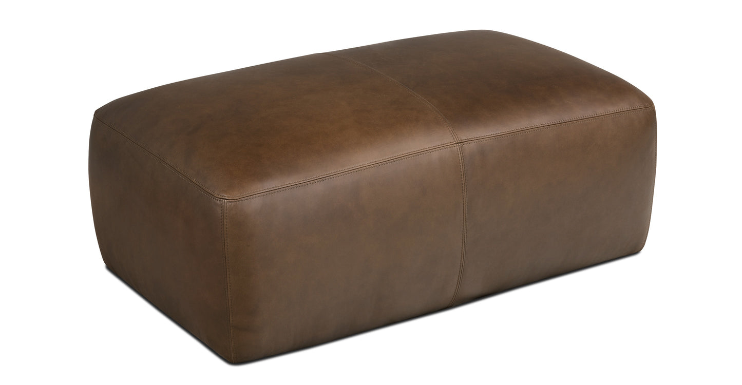 Pouf in pelle Denver