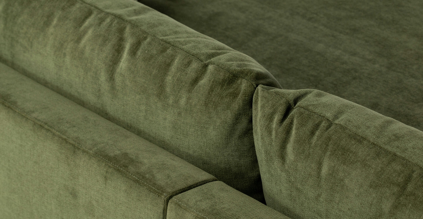 Divano componibile Lucerne con chaise longue extra-large rivolto a destra