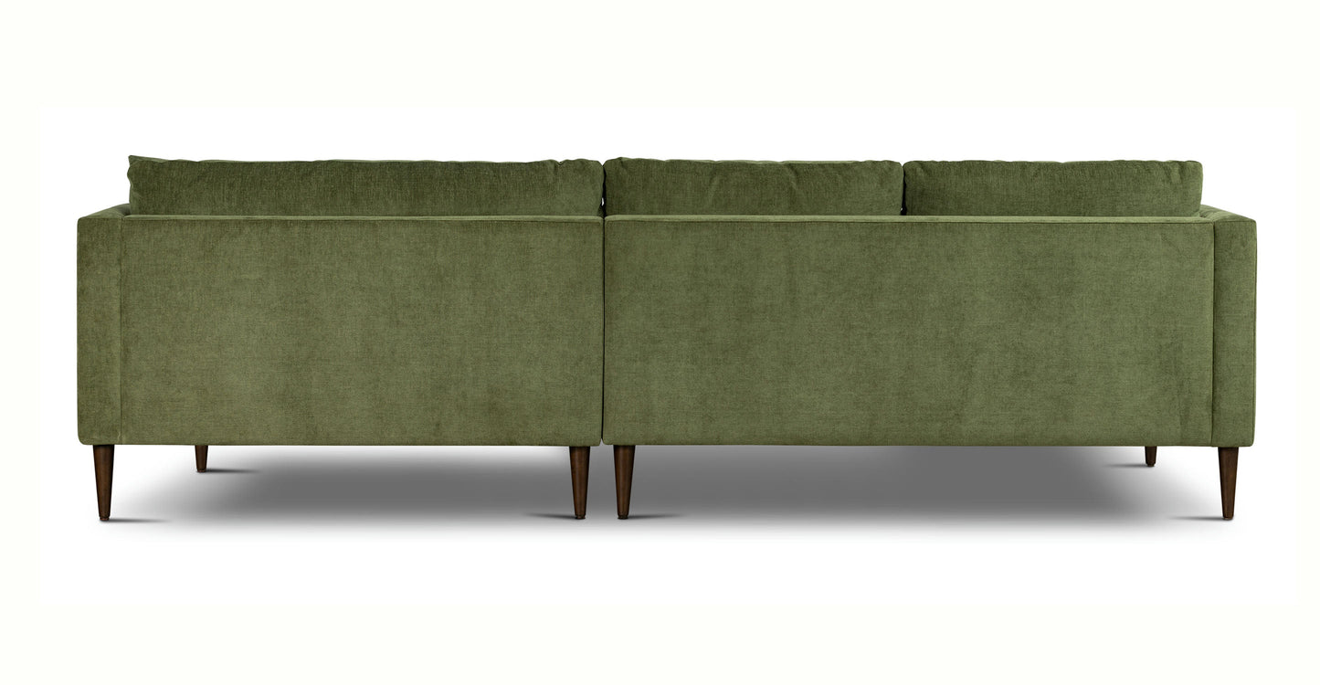 Divano componibile Lucerne con chaise longue extra-large rivolto a destra