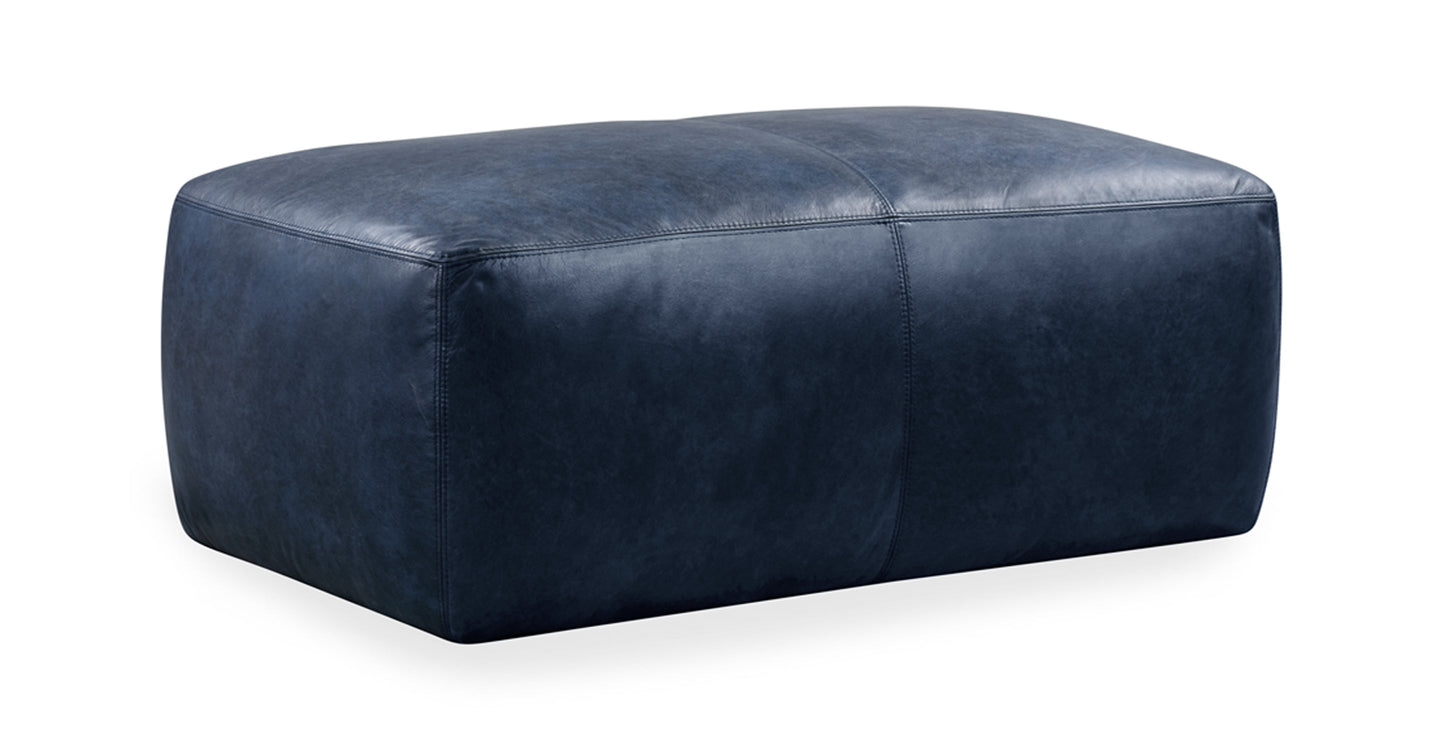 Pouf in pelle Denver