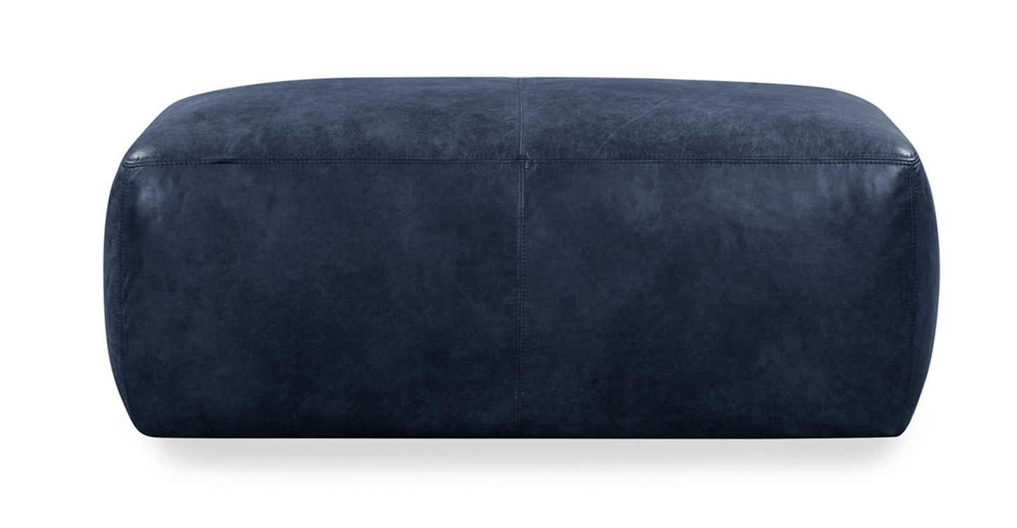 Pouf in pelle Denver