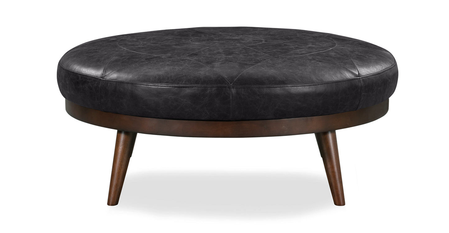 Pouf in pelle Gio