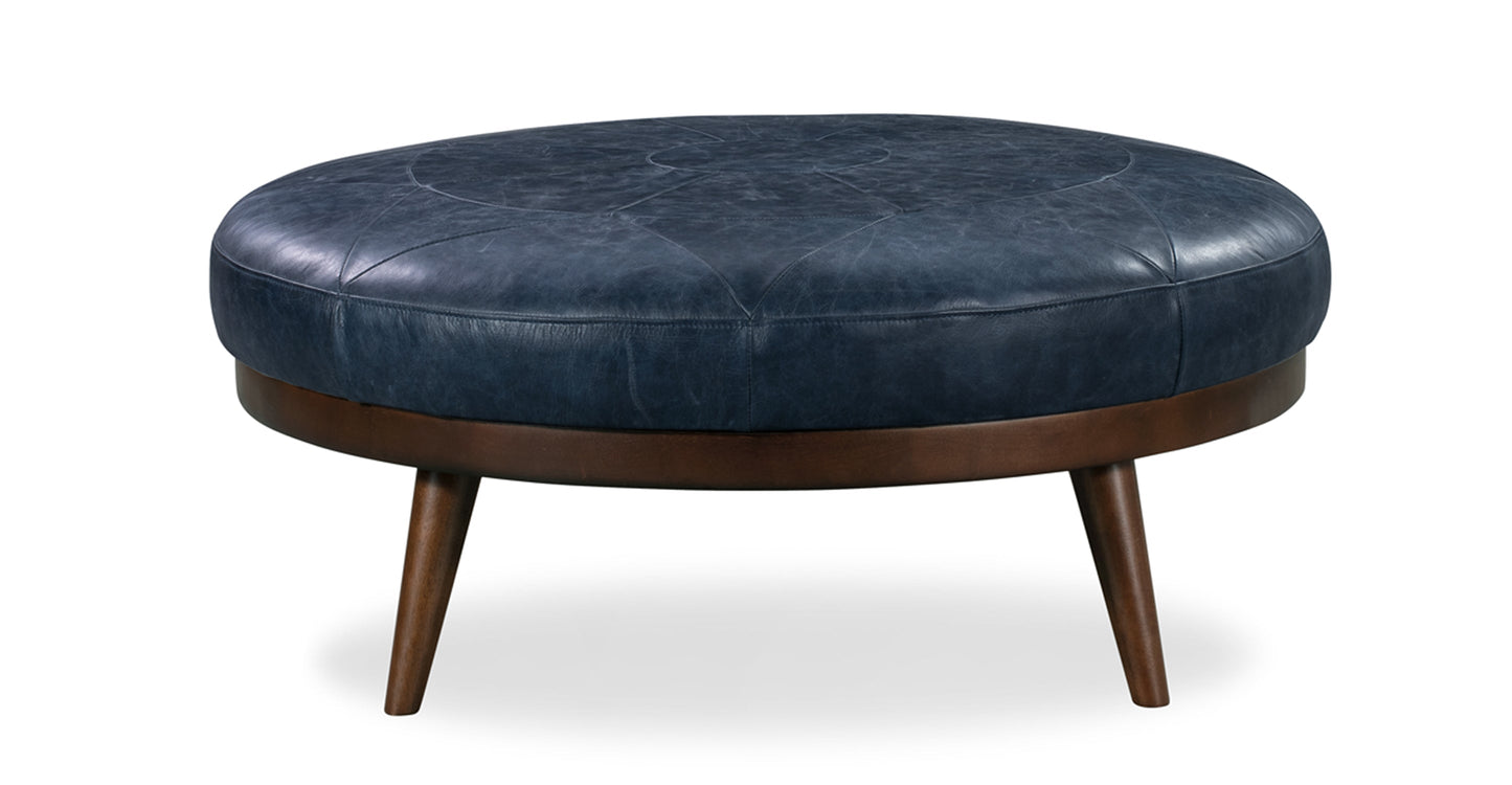 Pouf in pelle Gio