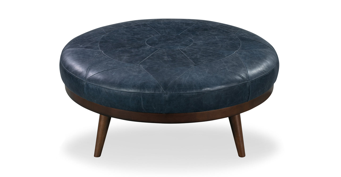 Pouf in pelle Gio