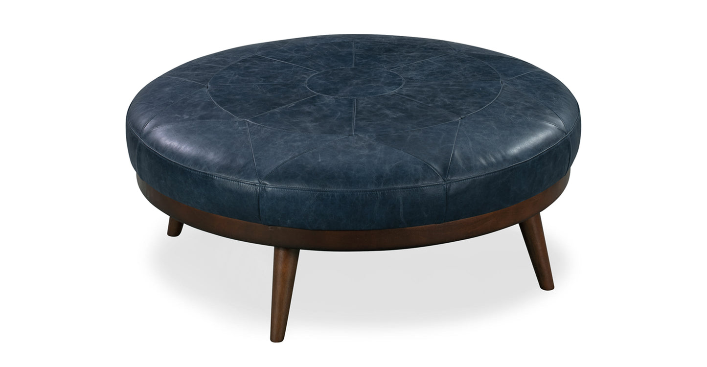 Pouf in pelle Gio