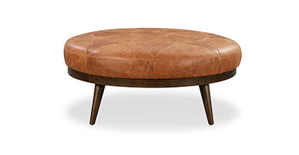 Pouf in pelle Gio