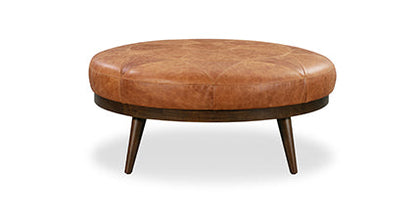 Pouf in pelle Gio