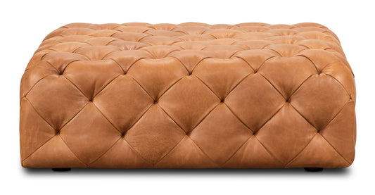 Pouf in pelle di Torino