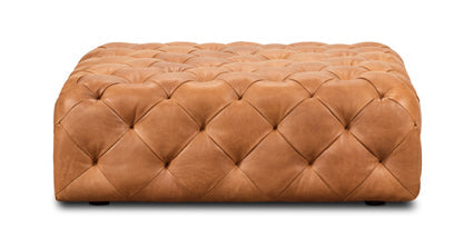 Pouf in pelle di Torino