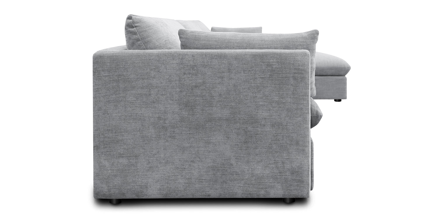 Divano letto componibile Argos con letto a destra