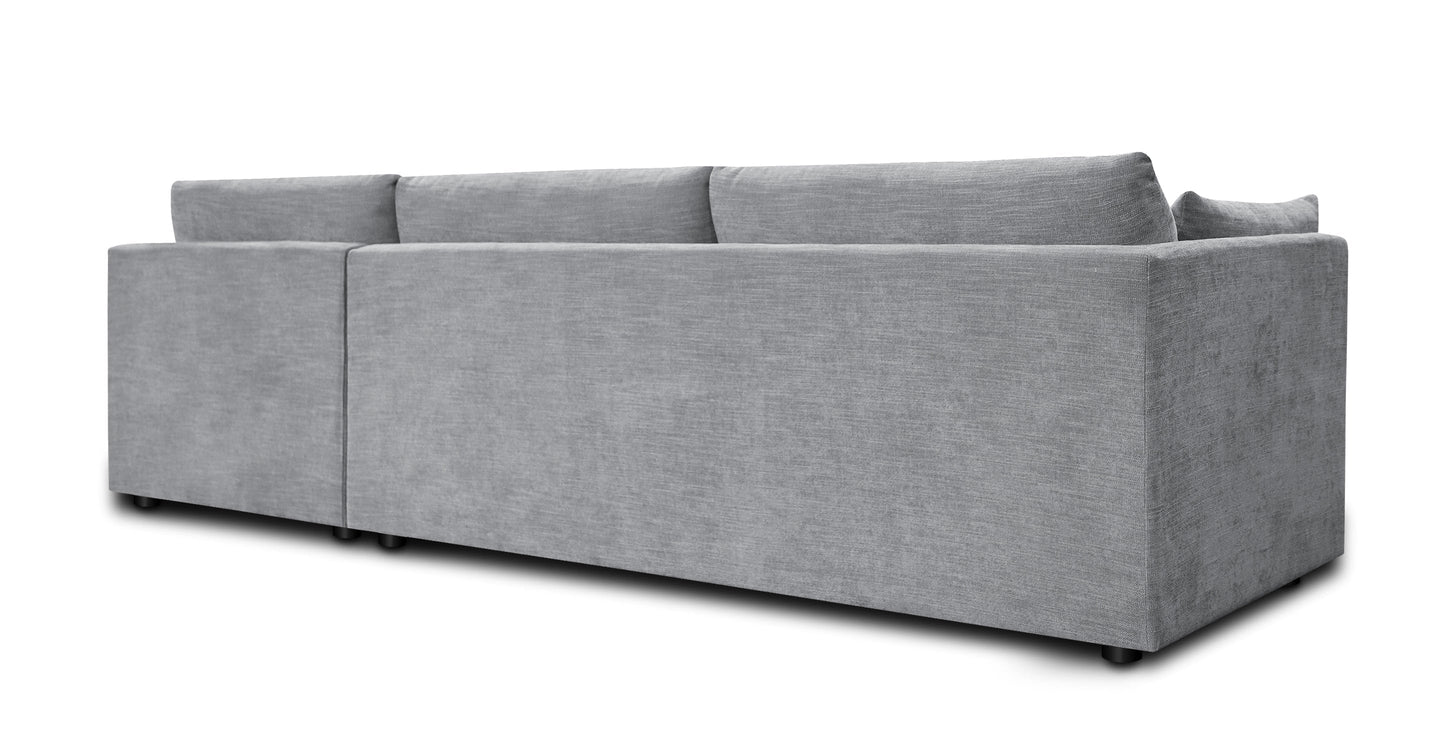 Divano letto componibile Argos con letto a destra