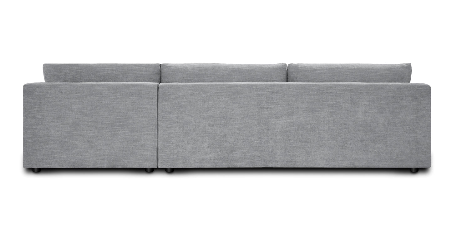 Divano letto componibile Argos con letto a destra