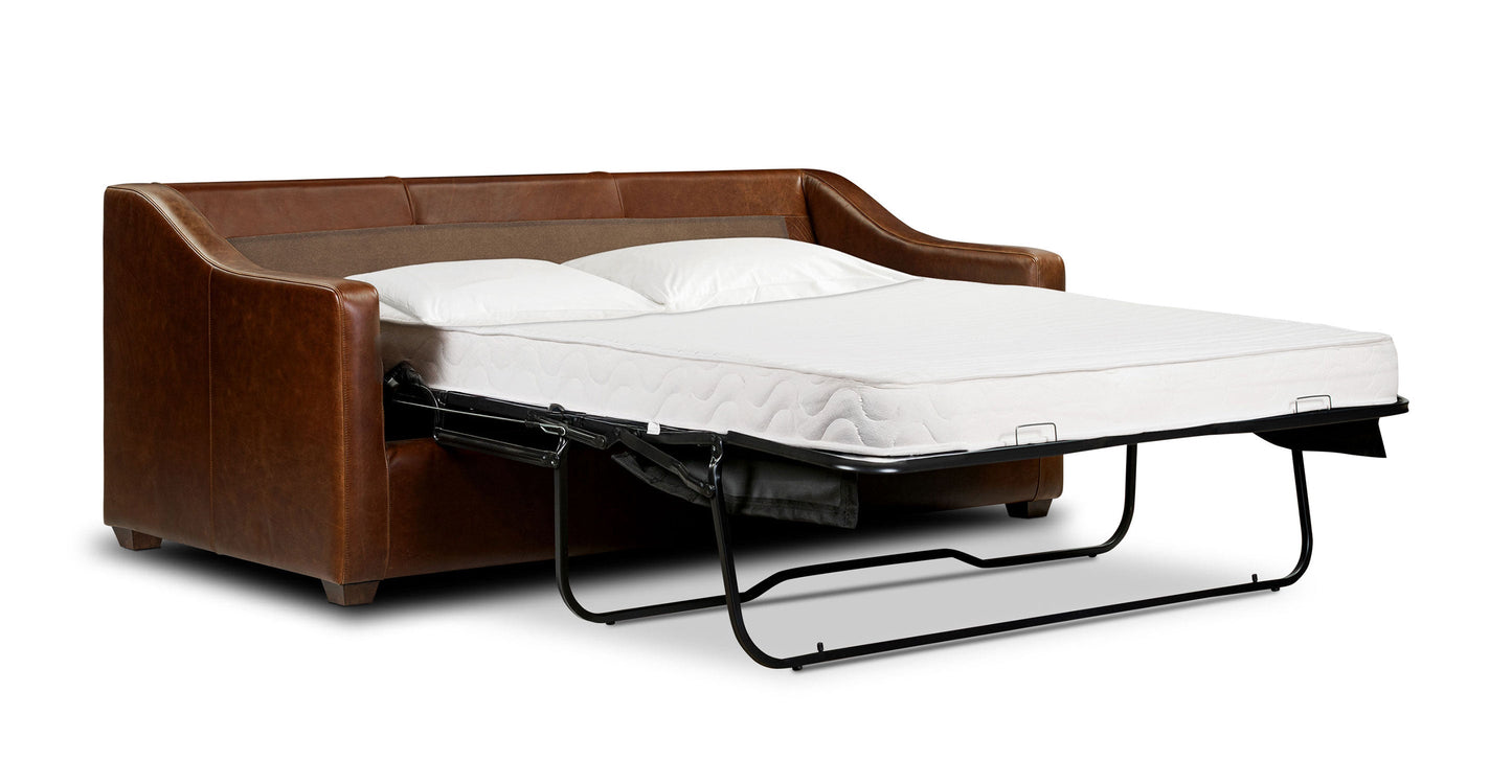 Divano letto trasformabile in pelle Biltmore