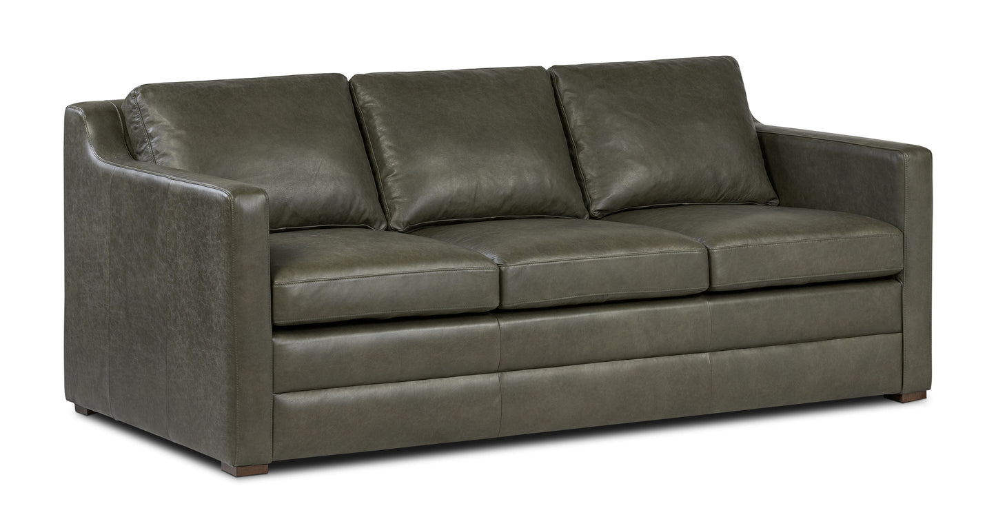 Divano letto trasformabile in pelle Sorrento