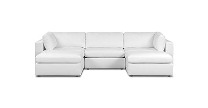 Divano componibile a 5 posti Vari Modular Double Chaise