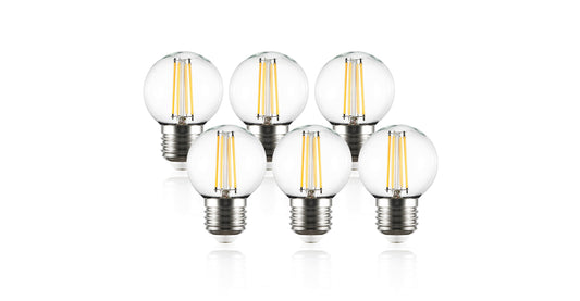 Lampadina a filamento LED trasparente Koby G16.5