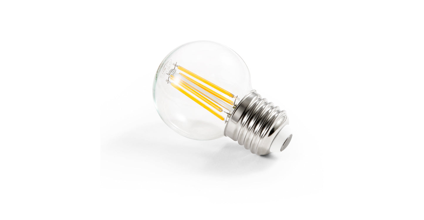 Lampadina a filamento LED trasparente Koby G16.5