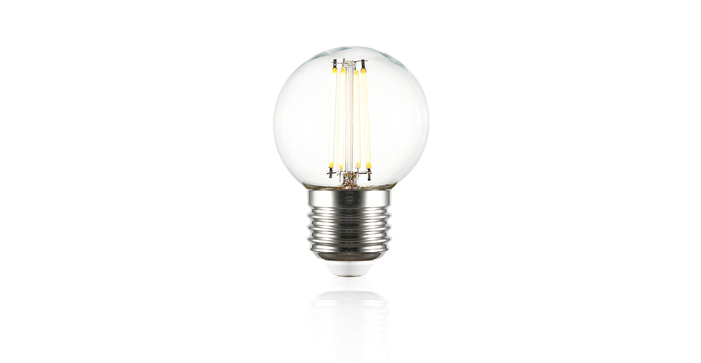 Lampadina a filamento LED trasparente Koby G16.5