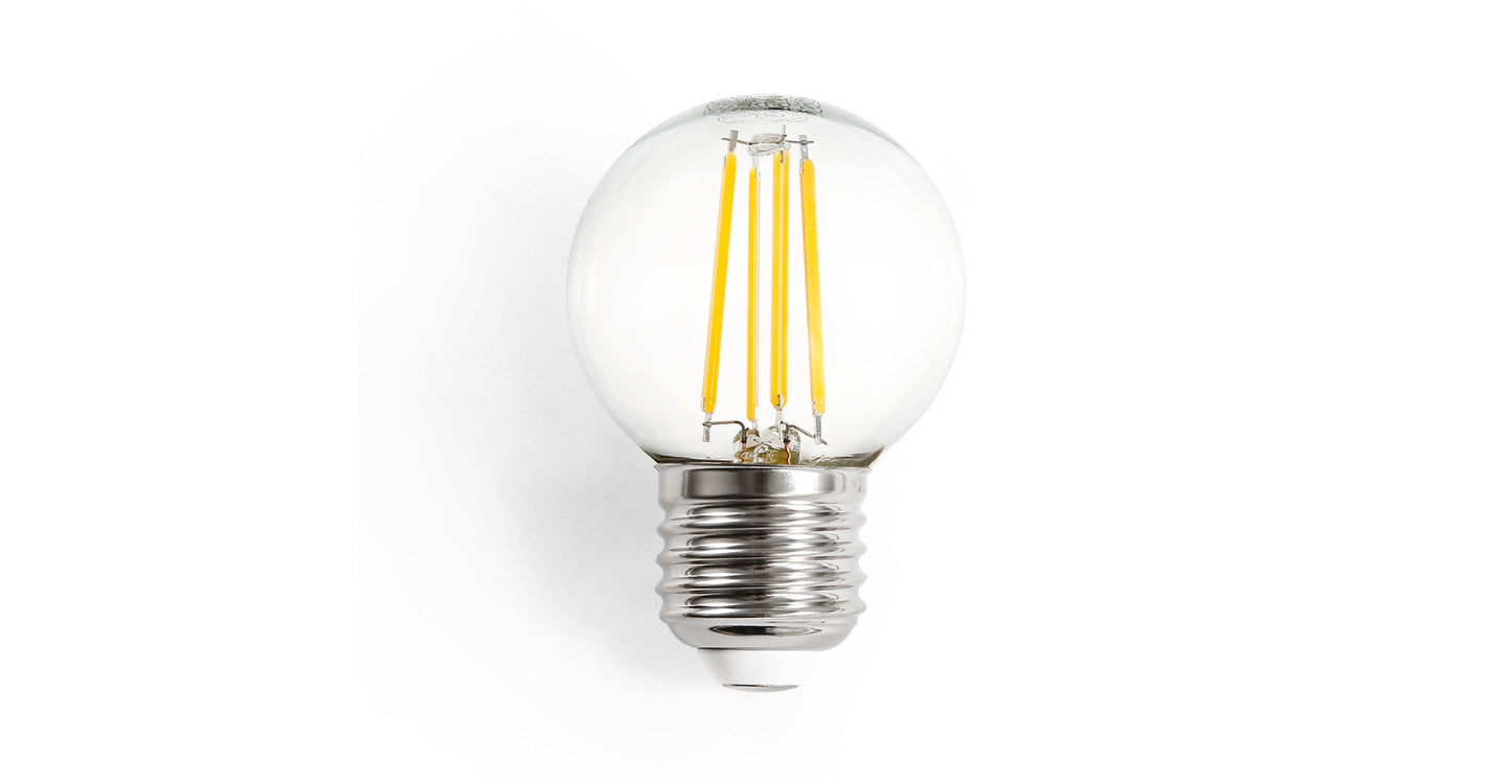 Lampadina a filamento LED trasparente Koby G16.5
