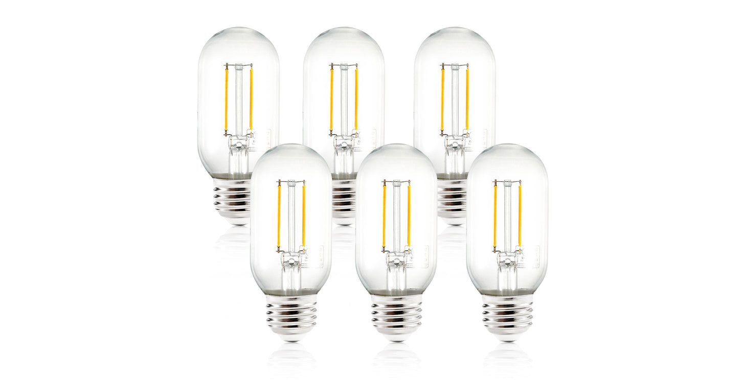 Lampadina a filamento LED trasparente Kashan T14