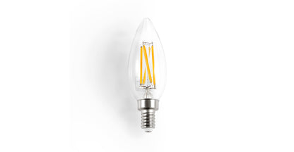 Lampadine a filamento LED trasparenti Arden C32