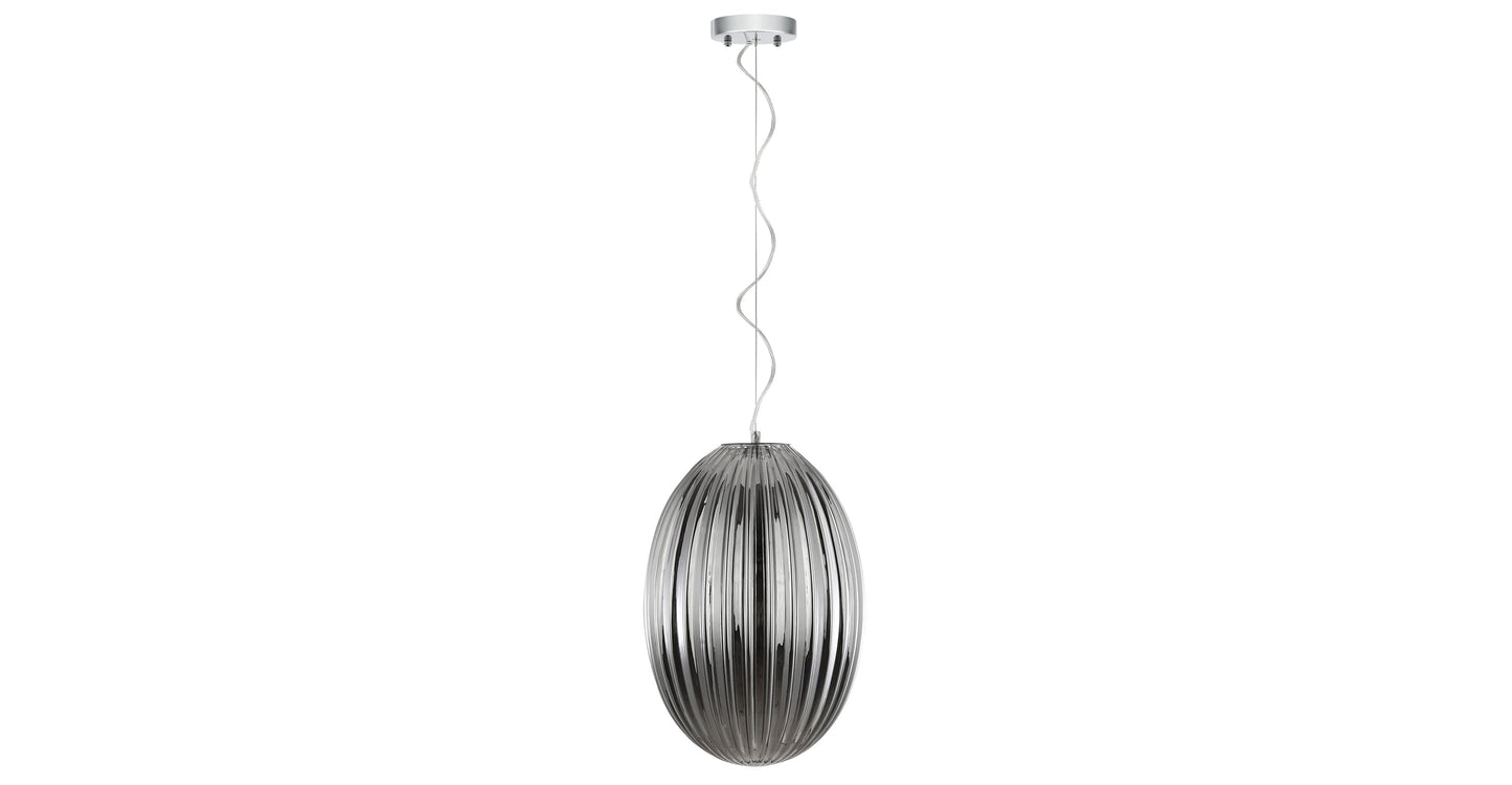 Lampada a sospensione in vetro Opal 12