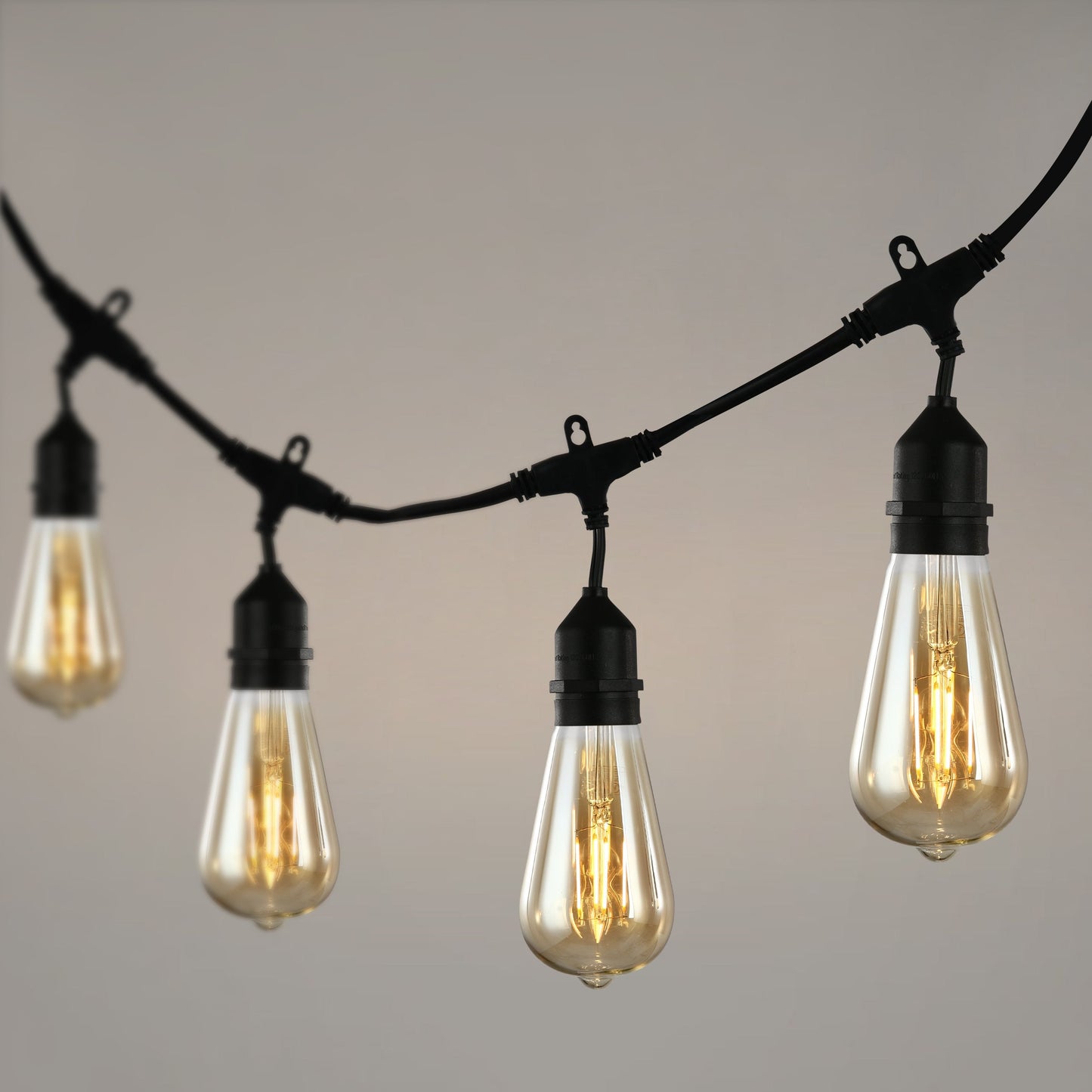 Lampadina a filamento vintage LED ambrata Holland ST21
