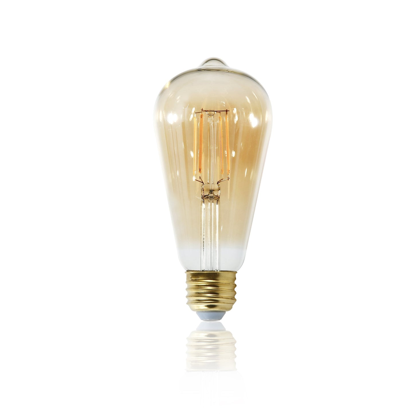 Lampadina a filamento vintage LED ambrata Holland ST21