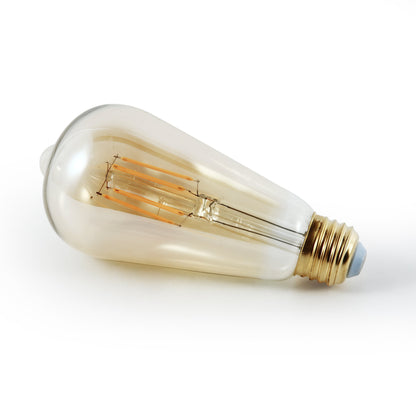 Lampadina a filamento vintage LED ambrata Holland ST21