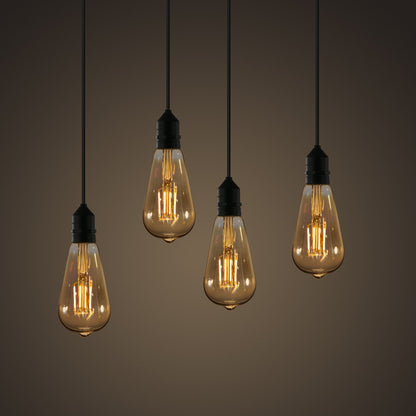 Lampadina a filamento vintage LED ambrata Holland ST21