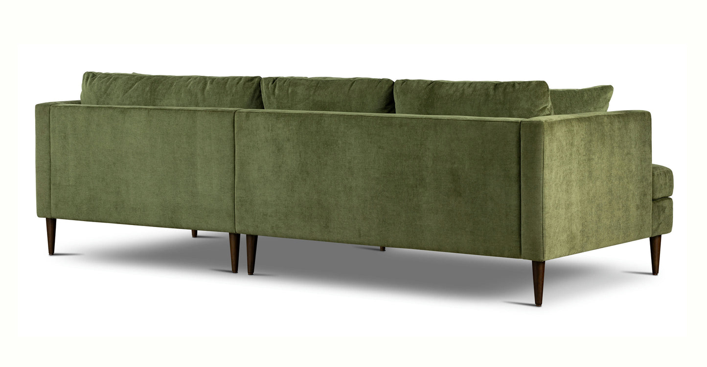 Divano componibile Lucerne con chaise longue extra-large rivolto a destra
