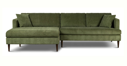 Divano componibile Lucerne con chaise longue extra-large rivolto a sinistra