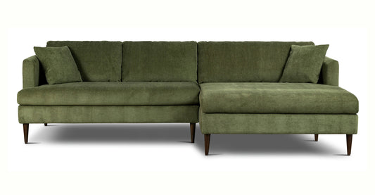 Divano componibile Lucerne con chaise longue extra-large rivolto a destra