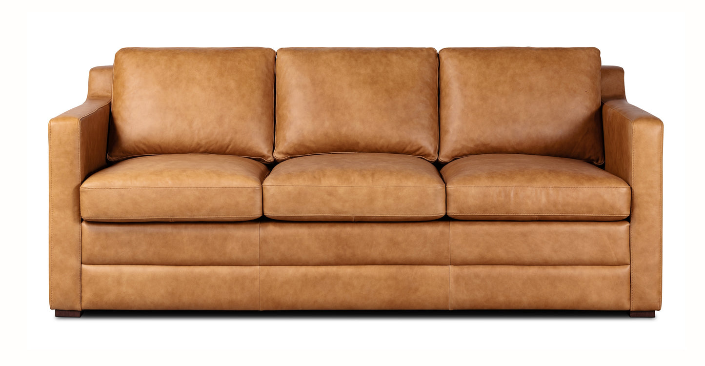 Divano letto trasformabile in pelle Sorrento