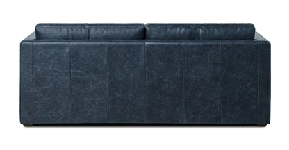 Divano letto trasformabile estraibile in pelle Napa 82