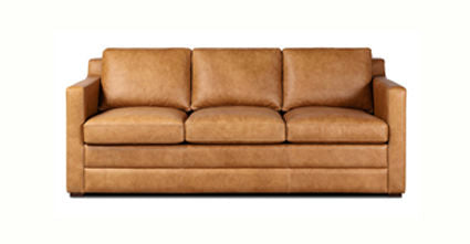 Divano letto trasformabile in pelle Sorrento