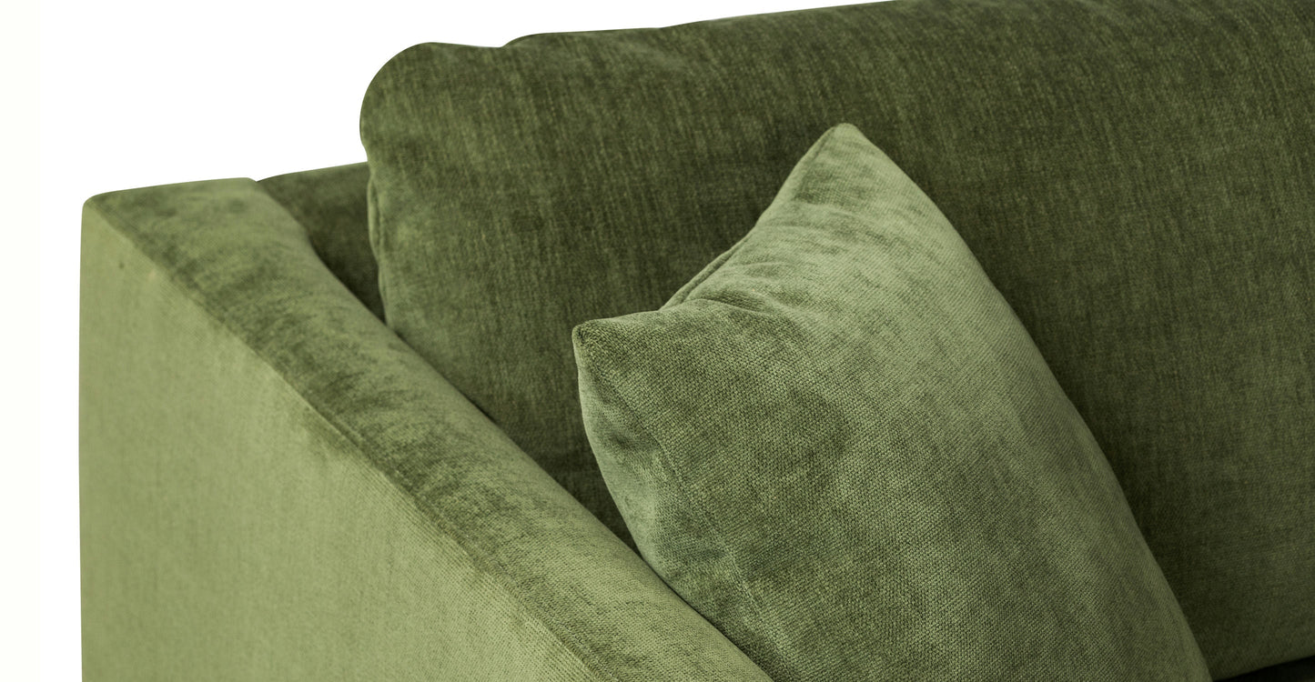 Divano componibile Lucerne con chaise longue extra-large rivolto a sinistra